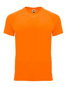 Polera Naranja100% Algodón Roly Atomic Ideal Para Estampados